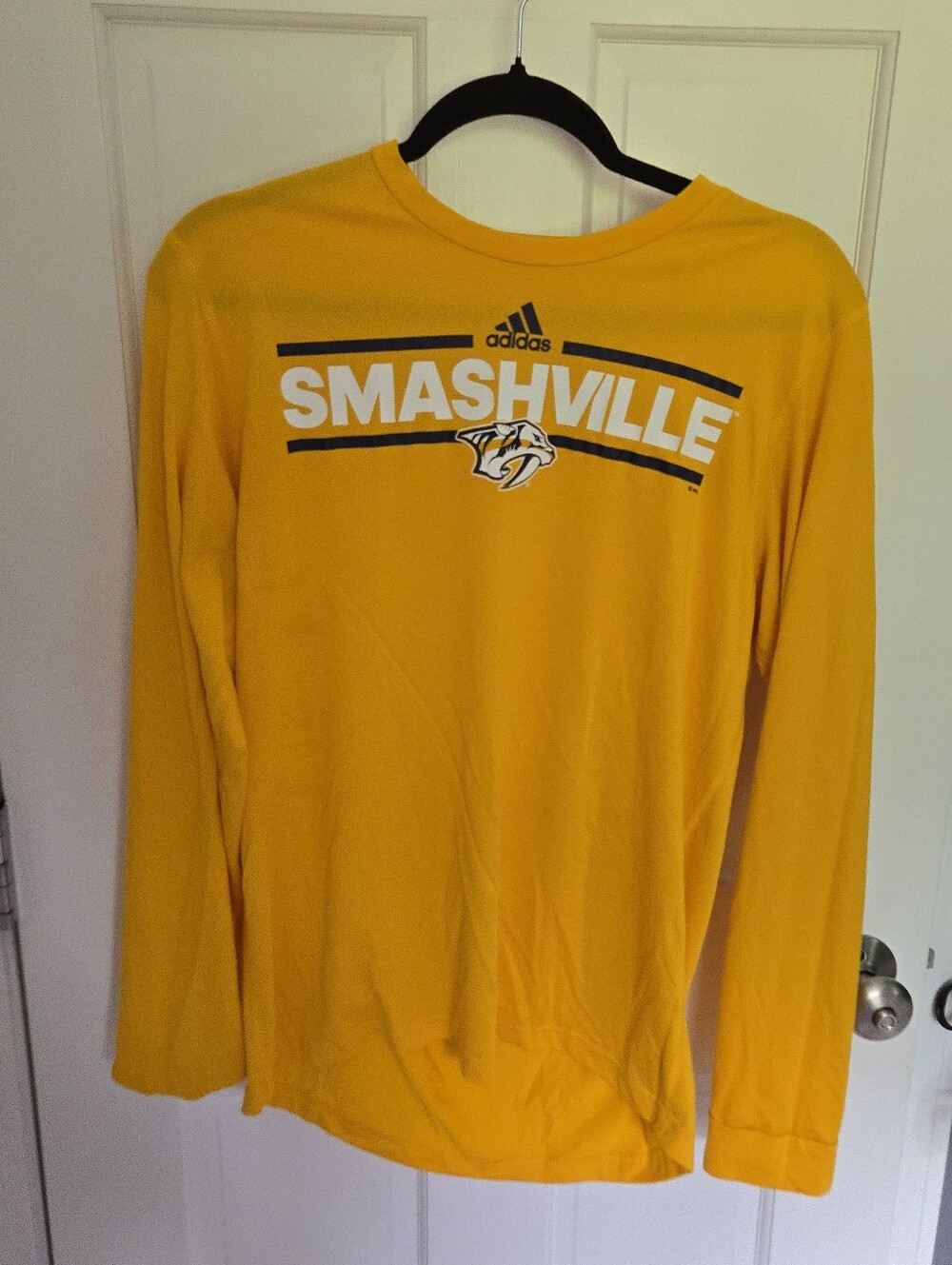 EUC Adidas 'The Creator Tee' Smashville Gold Performance T Shirt Men's Size M